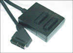 Microconnect Scart - 2xScart 0.5m Gold (AVPZ1G)